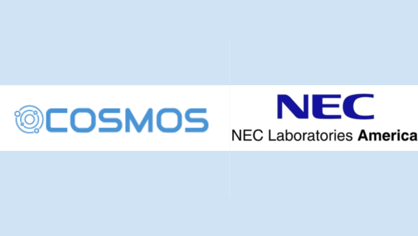 The COSMOS and NEC logos