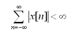 convergence in
zdomain