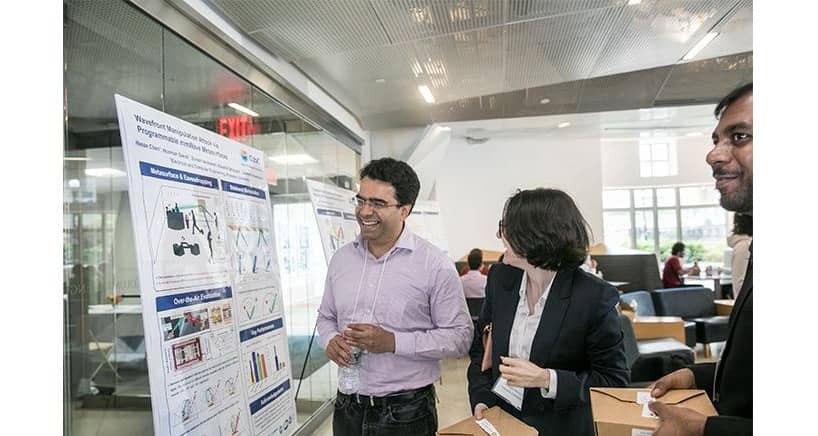 Participants at the Center for Ubiquitous Connectivity's inaugural annual review at Columbia University