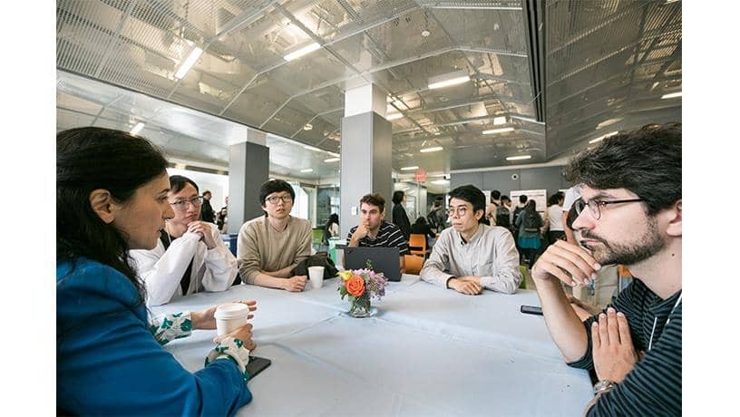 Participants at the Center for Ubiquitous Connectivity's inaugural annual review at Columbia University