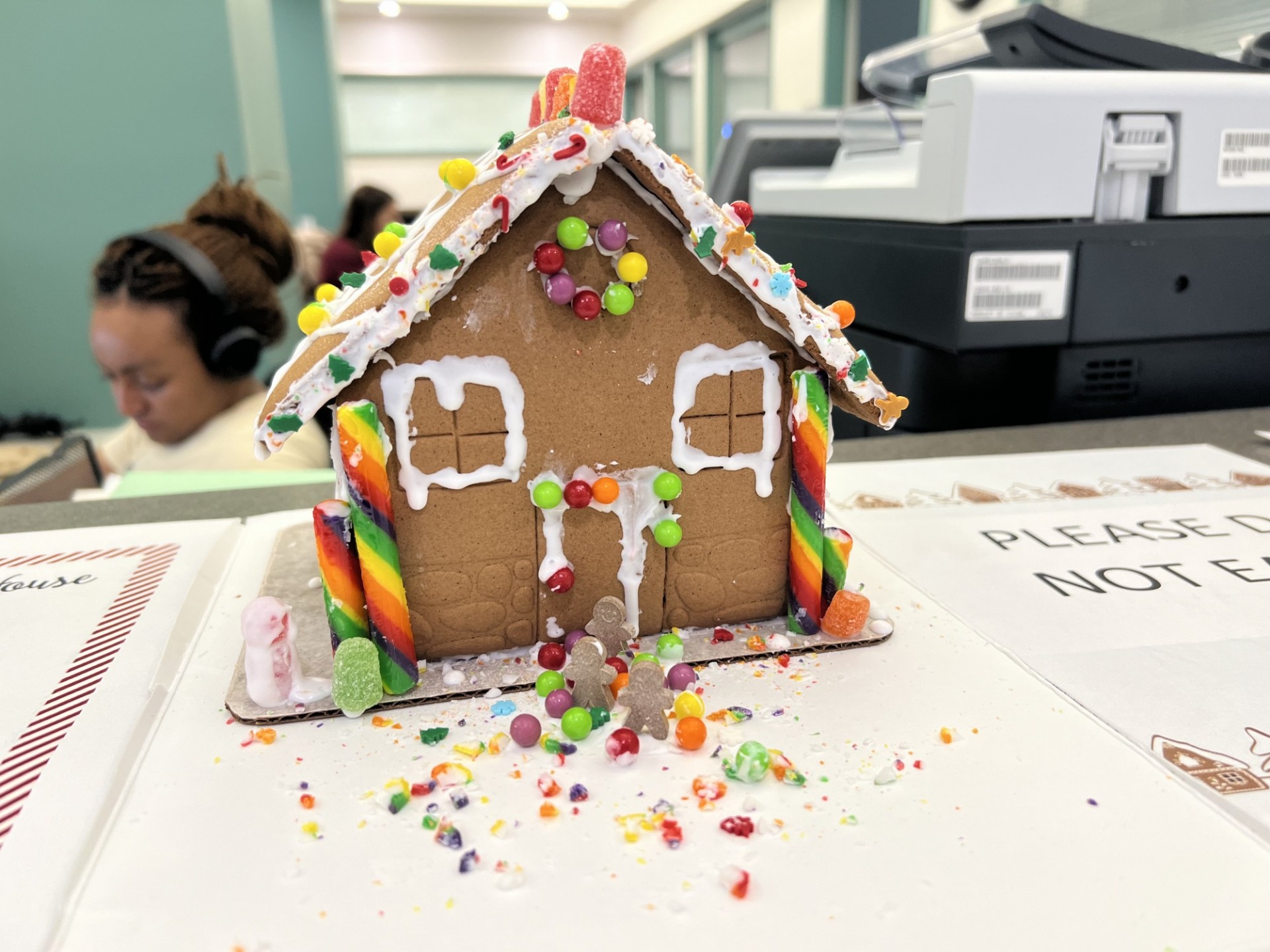 a gingerbread house