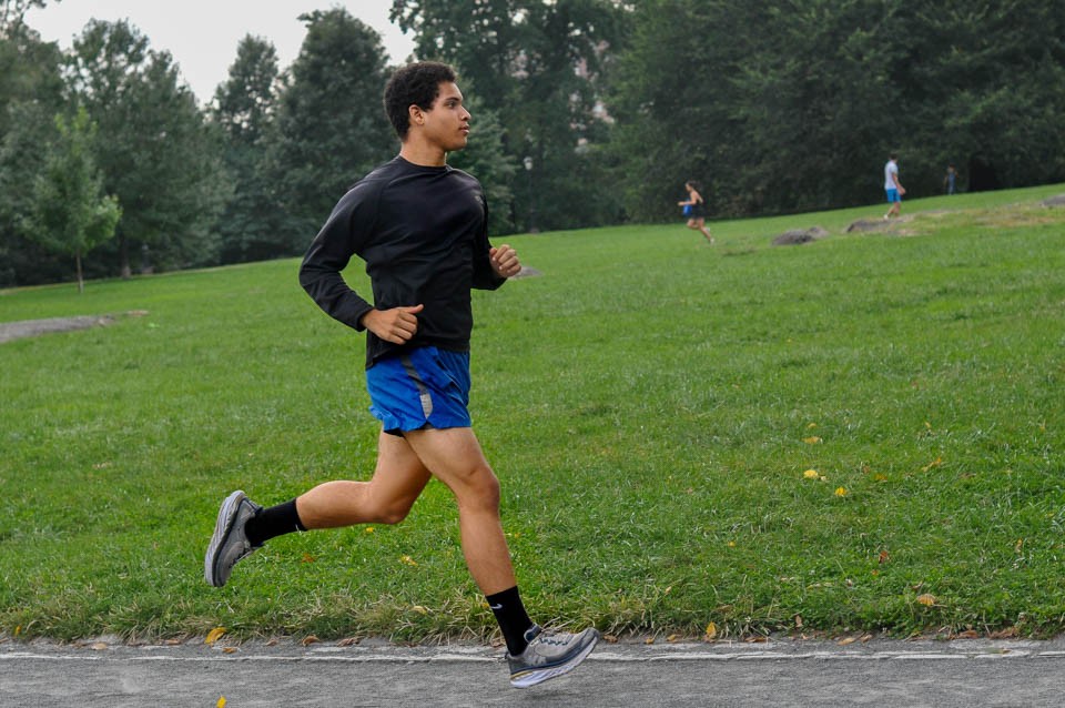 Kaylo runs various routes throughout the city, but perhaps none as often as the central park loop. Kaylo runs various routes throughout the city, but perhaps none as often as the central park loop.