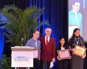 Dr. Maria Gorlatova and Dr. Aya Wallwater received the IEEE Communications Society Young Author Best Paper Award