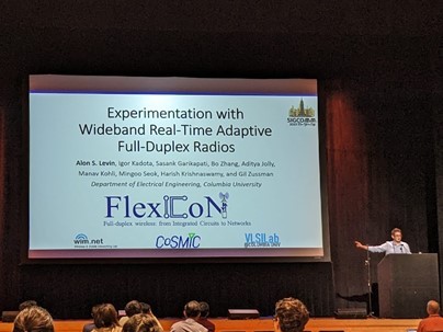 Alon S. Levin presenting his work at the ACM SIGCOMM’23 Student Research Competition. Alon S. Levin presenting his work at the ACM SIGCOMM’23 Student Research Competition.