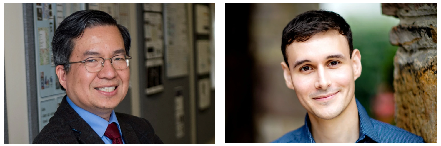 Dean Shifu-Chang and former EE postdoc Chris Thomas,