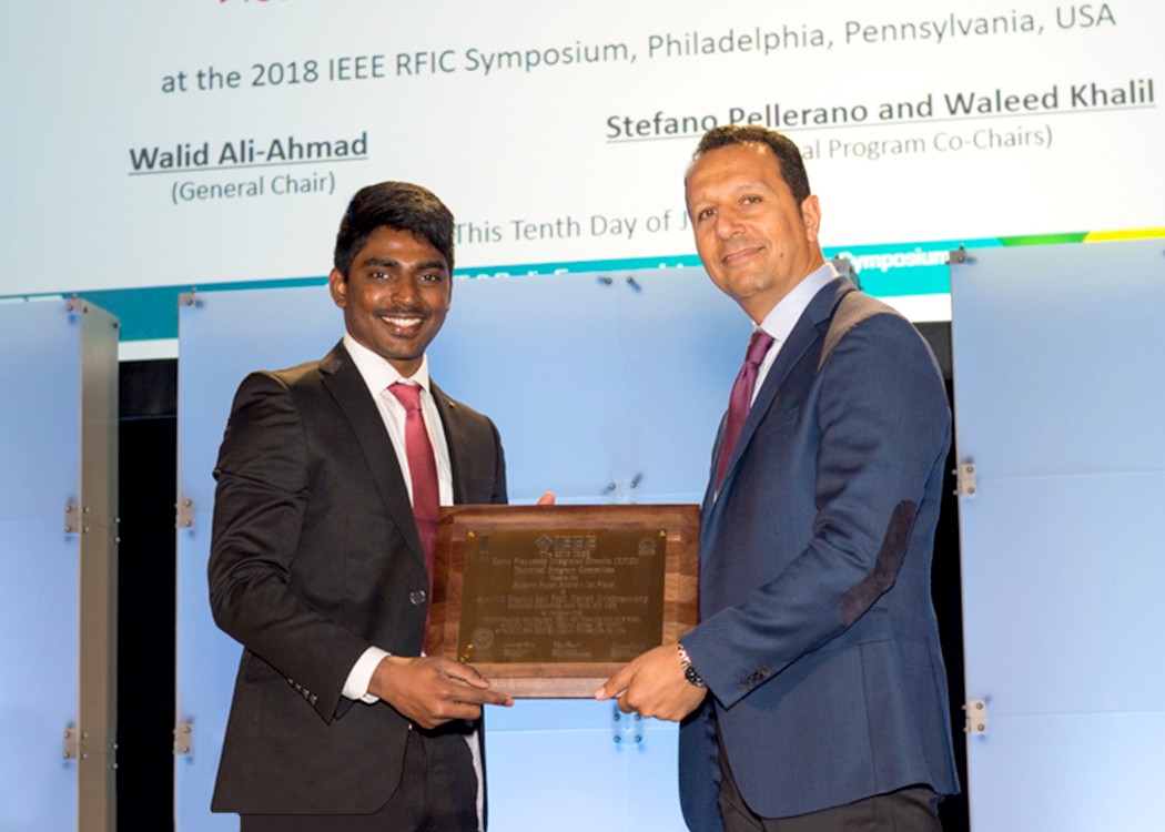 Aravind Nagulu and Walid Ali-Ahmad, General Chair of the Steering Committee. Aravind Nagulu and Walid Ali-Ahmad, General Chair of the Steering Committee.