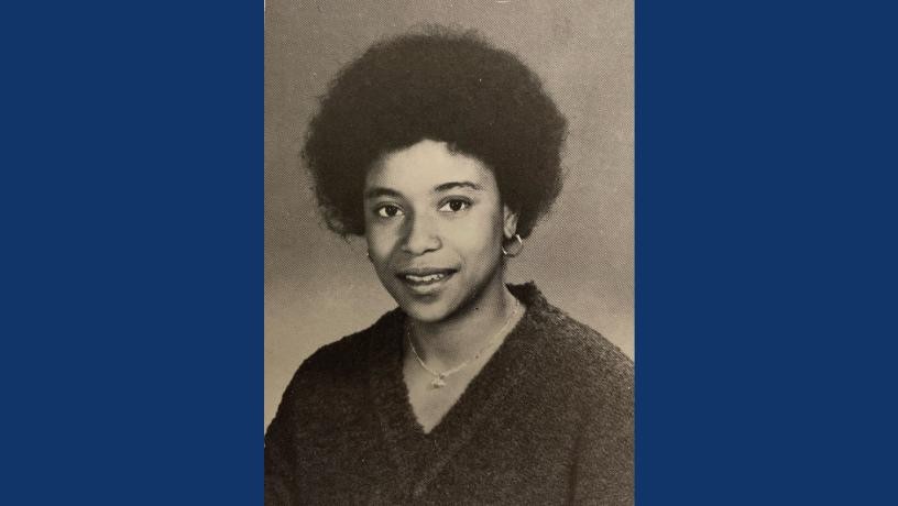 Yearbook photo of Daneen Cooper (Ravenell). Credit: Columbia Engineering Alumni Relations Yearbook photo of Daneen Cooper (Ravenell). Credit: Columbia Engineering Alumni Relations