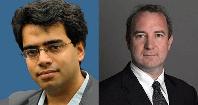Prof. Harish Krishnawamy and MixComm co-founder Frank Lane Prof. Harish Krishnawamy and MixComm co-founder Frank Lane