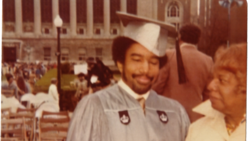 Lanny Smoot in his Columbia Engineering regalia. Credit: Lanny Smoot and The Walt Disney Co.