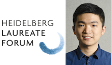 EE PhD Student Tingjun Chen Attended Heidelberg Laureate Forum