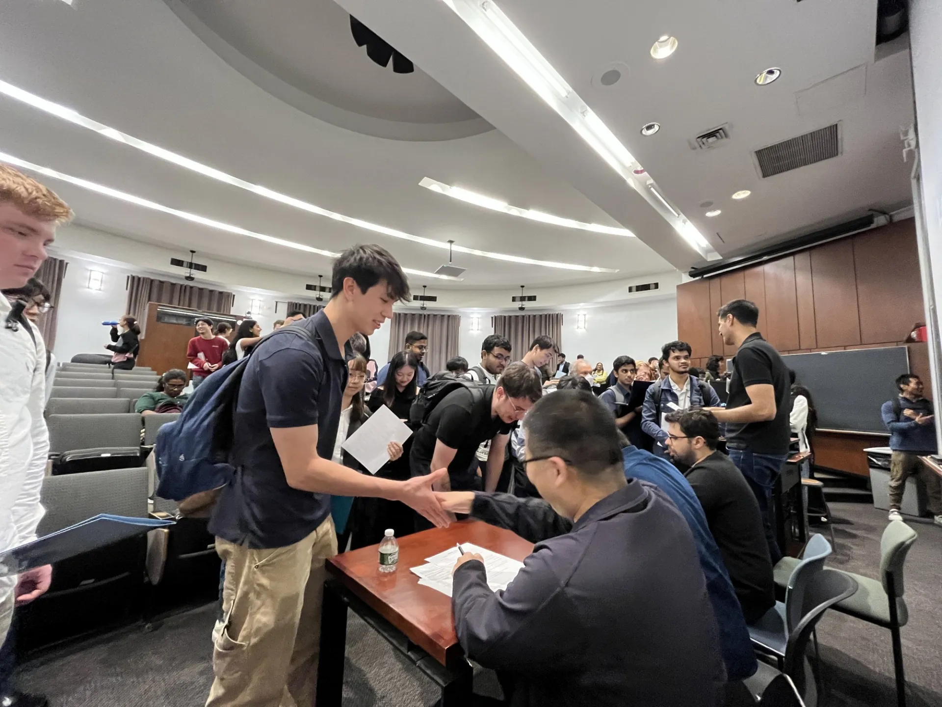 Apple resume review with students 