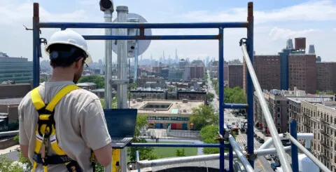 A large node of the NSF PAWR COSMOS testbed covering part of Hamilton Heights and Manhattanville. The COSMOS testbed will be used to evaluate the results of the project.