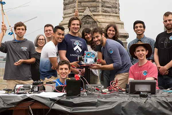 Members of Columbia’s Amateur Radio Club 