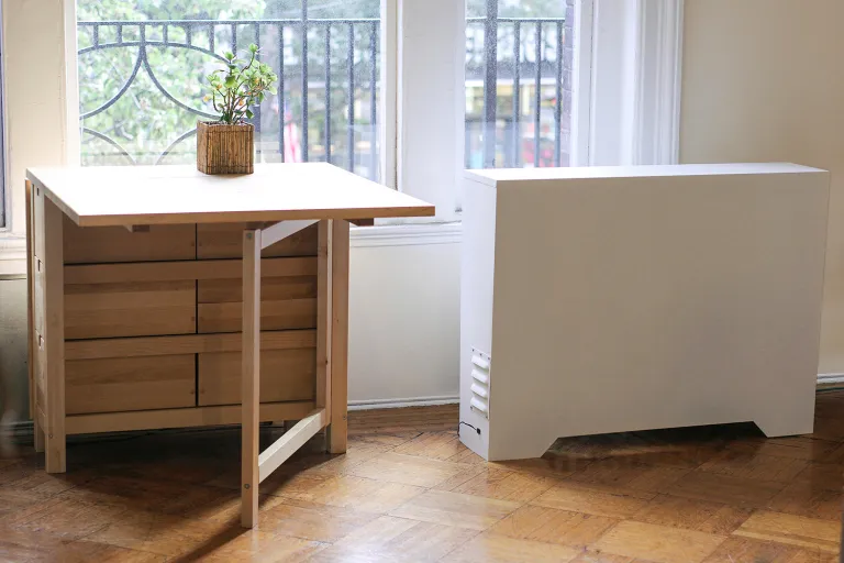 A radiator enclosed with the Cozy, from Radiator Labs. (Photo: courtesy Radiator Labs)