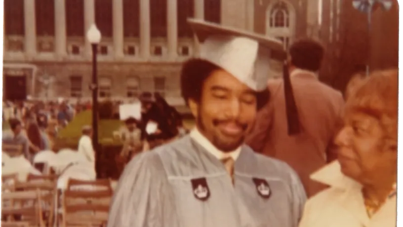 Lanny Smoot in his Columbia Engineering regalia. Credit: Lanny Smoot and The Walt Disney Co.