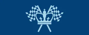 CU Crown with racing flags