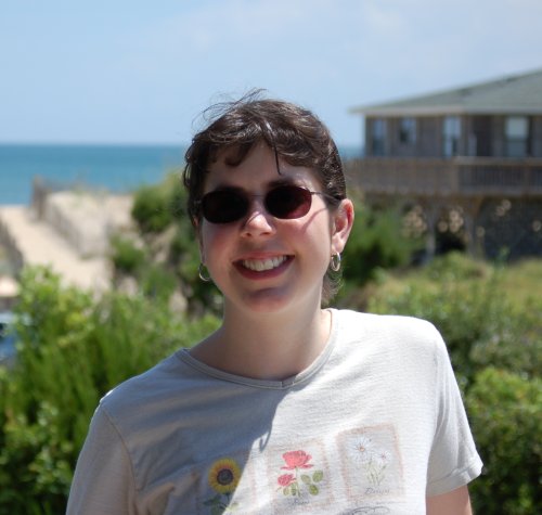 Christine at the beach