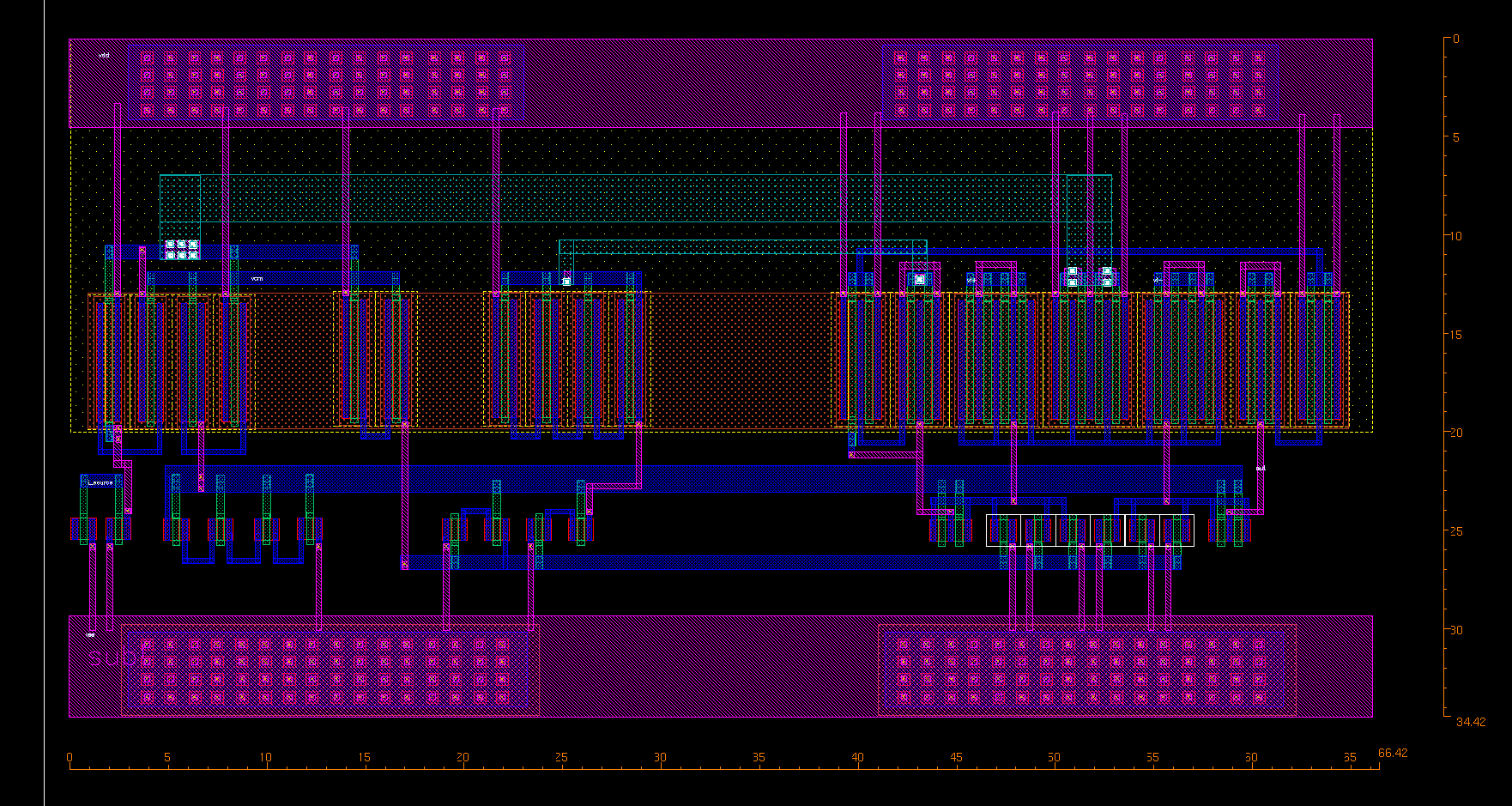 Amplifier layout