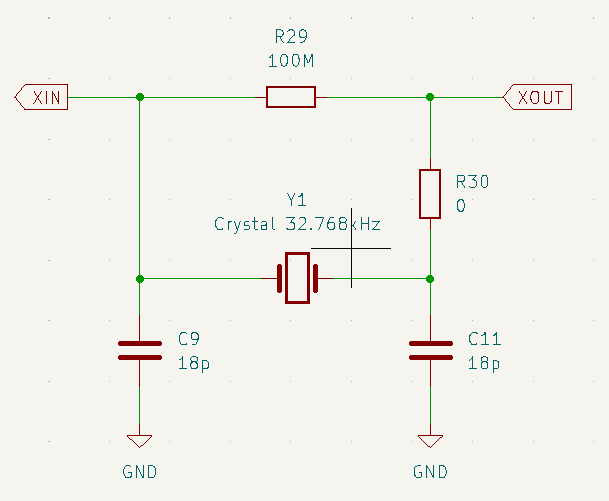 Crystal oscillator circuit