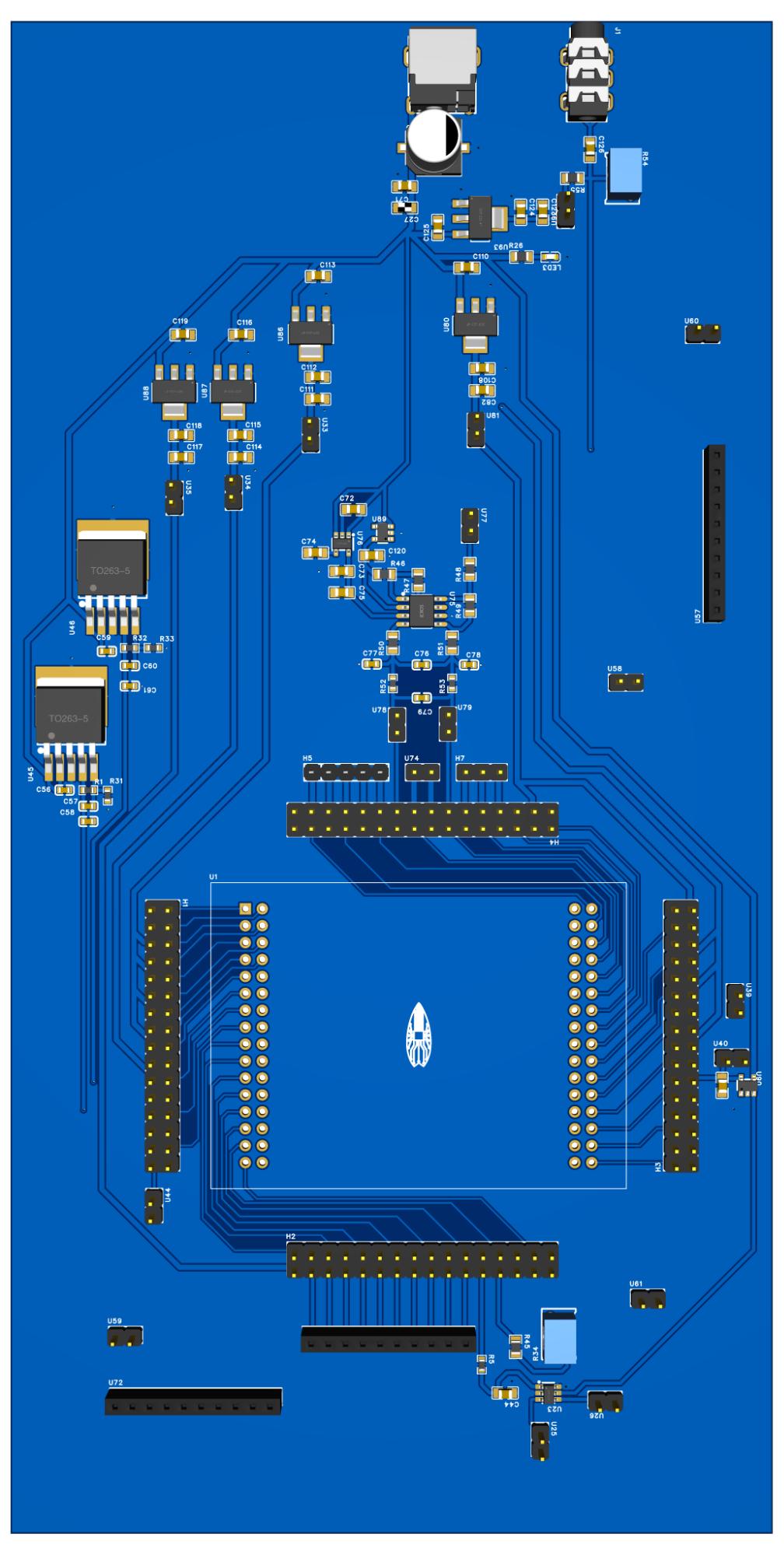 Figure. 3 PCB Board Design 3D Preview Circuit Diagram
