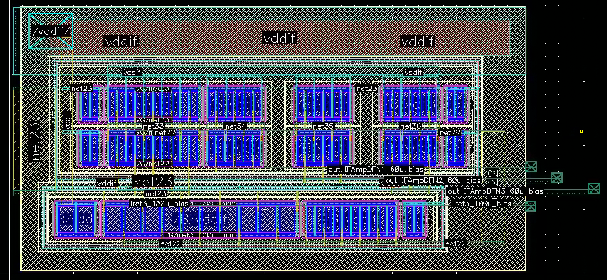 Biasing IF Layout