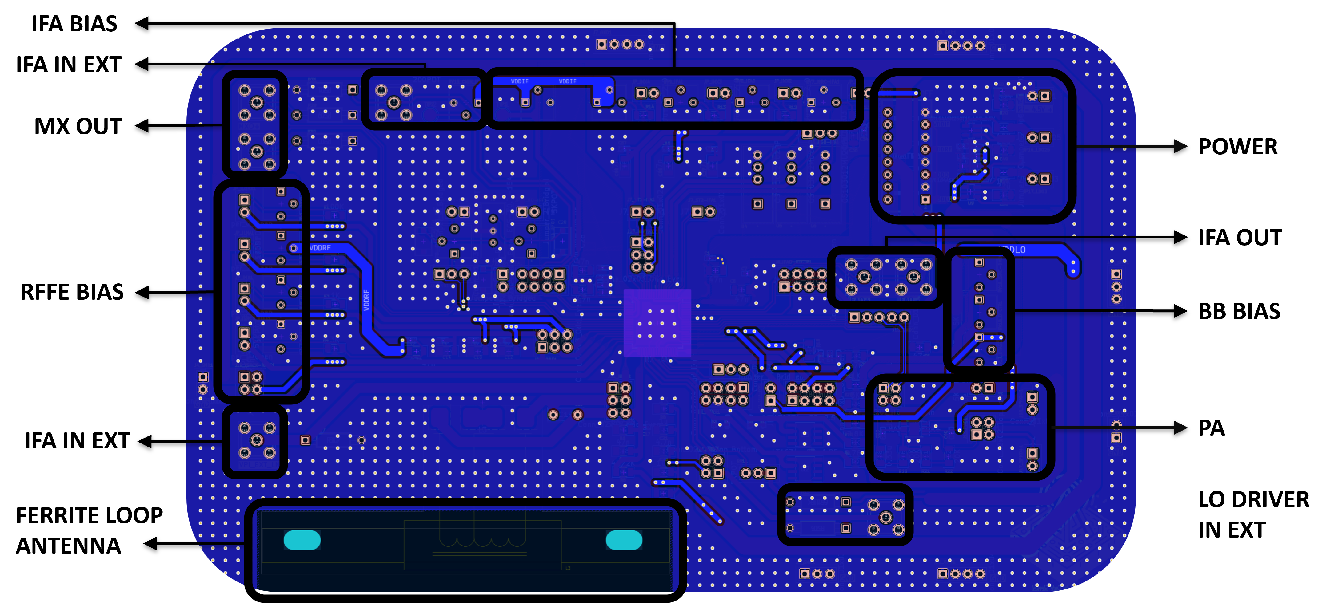 pcb layout bottom