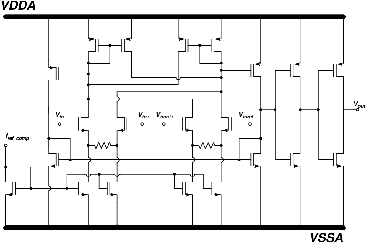 Differential Comparator Schematic