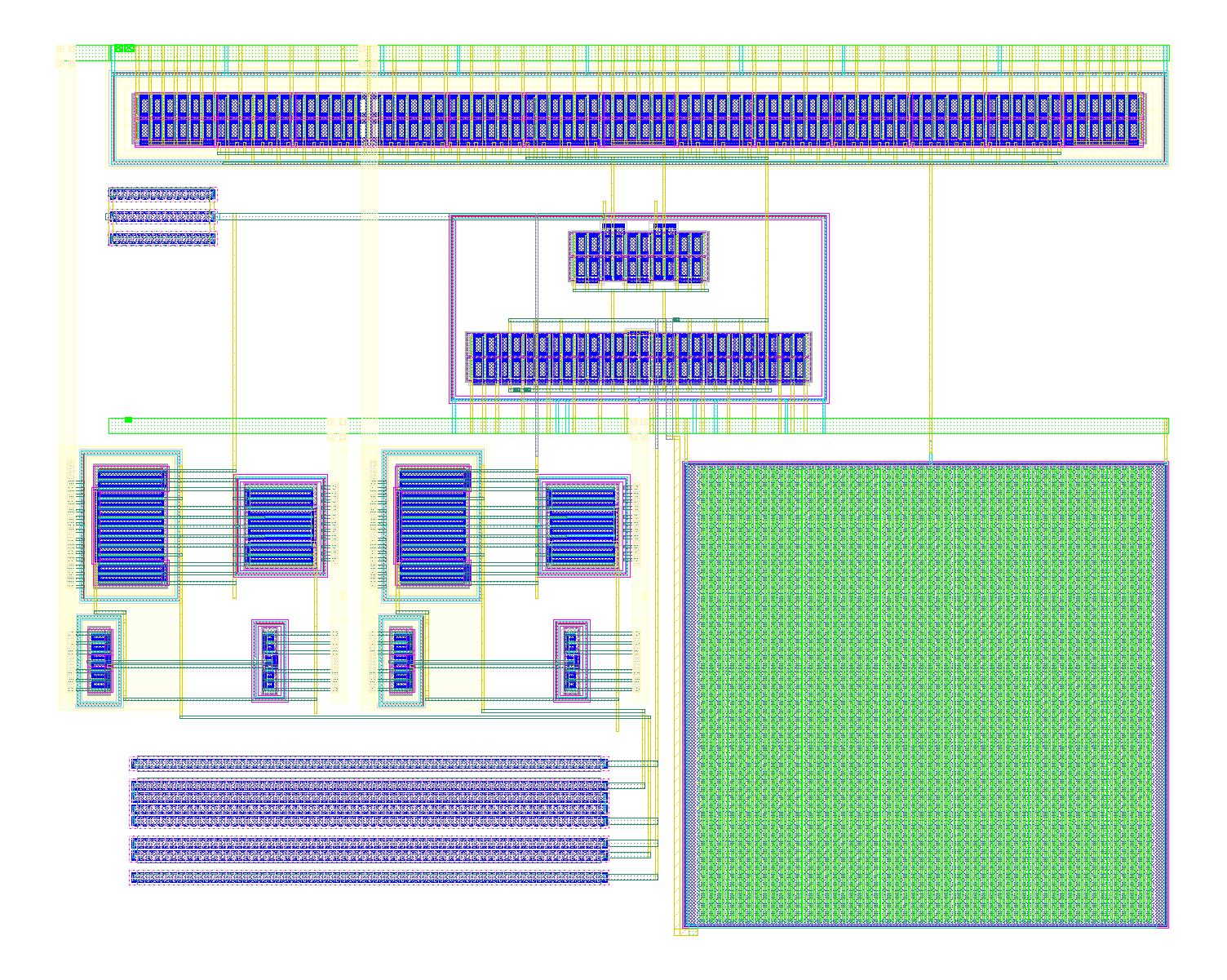 Programmable Gain Amplifier Layout