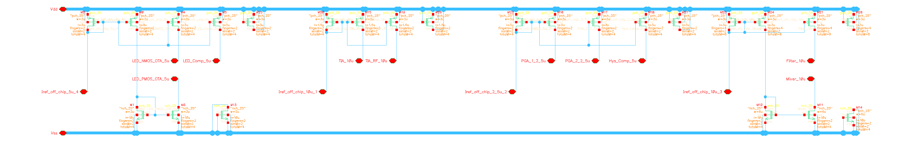 Master Current Mirror Schematic
