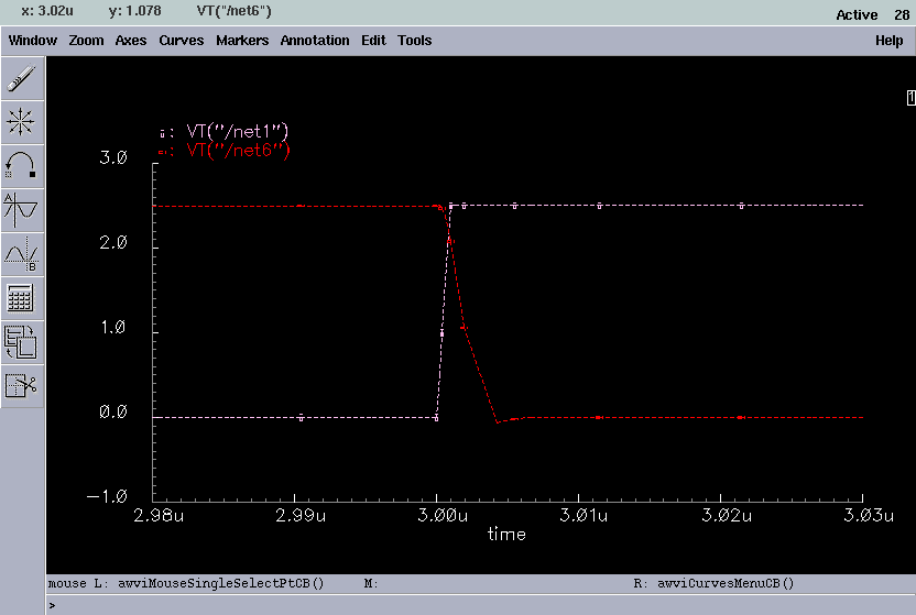 EE4321-VLSI CIRCUITS : HSPICE simulation from cadence' interface